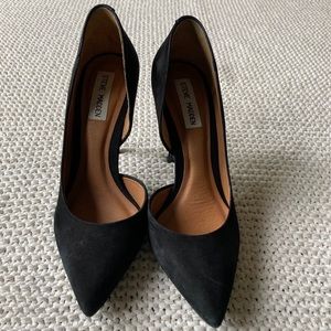 GUC Insanti Steve Madden Black Suede Heels